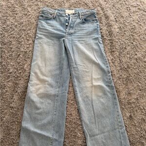 MOTHER Light Blue Flare Jeans